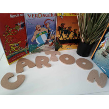 Lettres 40cm cartoon en...