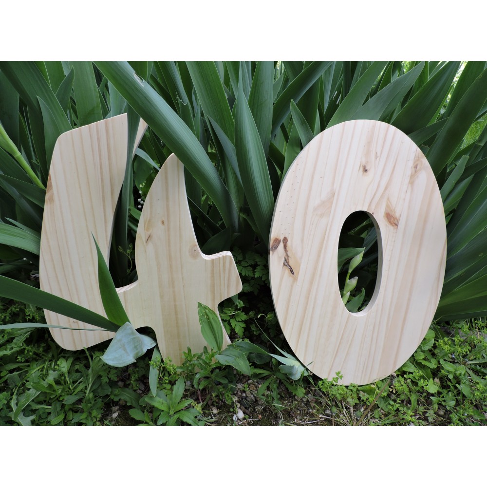 Lettres Harlequin en bois pin 18mm Lettres Harlequin en bois pin 18mm