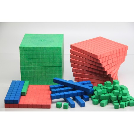 Ensemble de calcul 121 pièces Montessori coloré